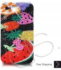 Fruit on Hands Bling Swarovski Crystal iPhone 15 Case iPhone 15 Pro and iPhone 15 Pro MAX Case