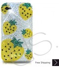 Strawberry Yellow Bling Swarovski Crystal iPhone 15 Case iPhone 15 Pro and iPhone 15 Pro MAX Case