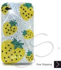Strawberry Yellow Bling Swarovski Crystal iPhone 16 Case iPhone 16 Pro and iPhone 16 Pro MAX Case