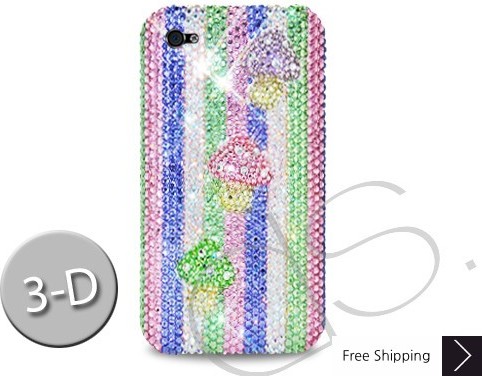 Mushroom 3D Crystallized Swarovski Phone Case