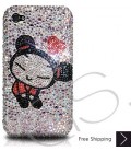 Cute Girl Crystallized Swarovski Phone Case