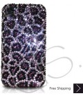 Leopardo Blossomed Bling Swarovski Crystal iPhone 15 Case iPhone 15 Pro and iPhone 15 Pro MAX Case