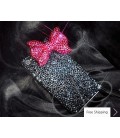 Ribbon 3D Crystallized Swarovski Phone Case - Magenta