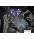 Ribbon 3D Crystallized Swarovski Phone Case - Purple