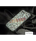 Scatter Cubical Crystallized Swarovski Phone Case - White