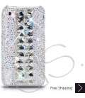 Cubical Silver Bling Swarovski Crystal iPhone 13 Case iPhone 13 Pro and iPhone 13 Pro MAX Case