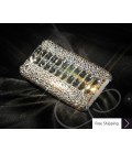 Cubical Silver Crystallized Swarovski Phone Case