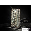 Cubical Silver Crystallized Swarovski Phone Case