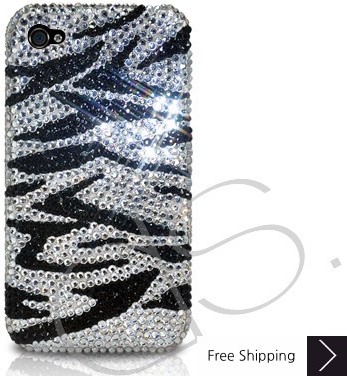 Zebra Crystallized Swarovski Phone Case