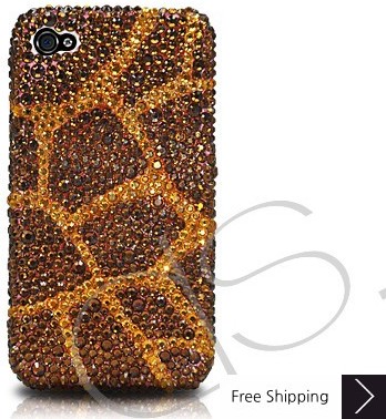 Giraffe Crystallized Swarovski Phone Case - Gold