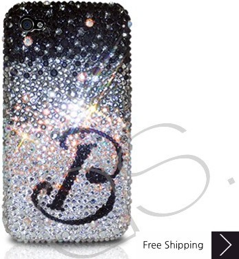 Gradation Personalized Crystallized Swarovski Phone Case - B series