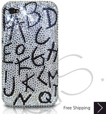 Alphabets Crystallized Swarovski Phone Case