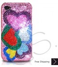 Loving Hearts Bling Swarovski Crystal iPhone 14 Case iPhone 14 Pro and iPhone 14 Pro MAX Case
