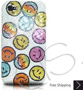 Smile Icon Crystallized Swarovski Phone Case