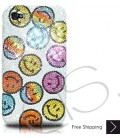 Smile Icon Bling Swarovski Crystal iPhone 14 Case iPhone 14 Pro and iPhone 14 Pro MAX Case