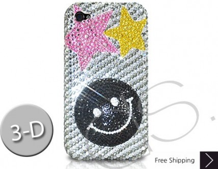 Smile Stars 3D Crystallized Swarovski Phone Case