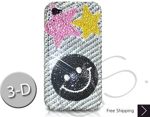 Smile Stars 3D Crystallized Swarovski Phone Case