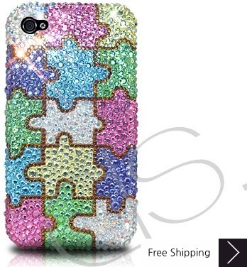 Color Puzzle Crystallized Swarovski Phone Case