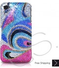 Abstract Bling Swarovski Crystal iPhone 16 Case iPhone 16 Pro and iPhone 16 Pro MAX Case