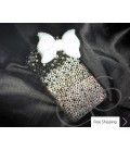 IBBON 3D CRYSTALLIZED SWAROVSKI PHONE CASE - BLUE