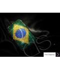 ナショナル シリーズ クリスタルスワロフ スキー電話ケース - ブラジル