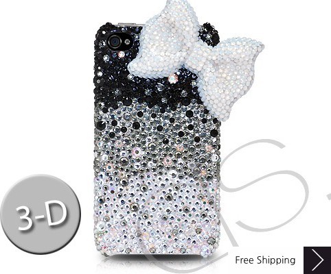 IBBON 3D CRYSTALLIZED SWAROVSKI PHONE CASE - BLUE