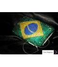 ナショナル シリーズ クリスタルスワロフ スキー電話ケース - ブラジル