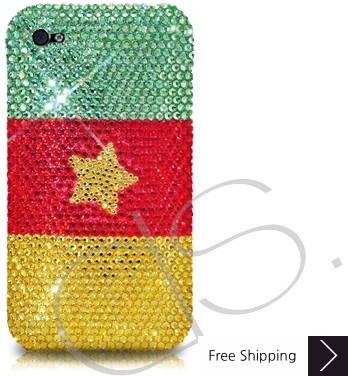 National Series Crystallized Swarovski Phone Case - Cameroon