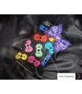 Ribbon 3D Crystallized Swarovski iPhone 4 Case - Multicolor