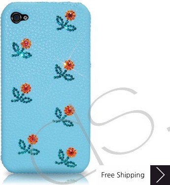 Mini Flowery Crystallized Swarovski Phone Case