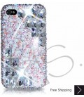 Symmetric Bling Swarovski Crystal iPhone 16 Case iPhone 16 Pro and iPhone 16 Pro MAX Case - Platinum 