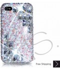 Symmetric Swarovski Crystal Phone Case - Platinum 