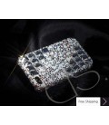 Symmetric Swarovski Crystal Phone Case - Platinum 
