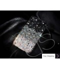 Gradation Swarovski Crystal Phone Case - Black 