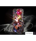 Colorato 3D Swarovski Crystal Phone Case - Blue 