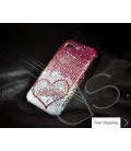 Loving Heart Personalized Swarovski Crystal Phone Case 