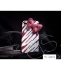 Elegant Ribbon 3D Swarovski Crystal Phone Case - Pink 