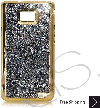 Castillo Swarovski Crystal Samsung Galaxy S2 I9100 Case - Gold 