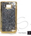 Castillo  Crystal Samsung Galaxy S2 I9100 Case - Gold 