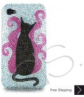 Demonio Catty Bling Swarovski Crystal iPhone 16 Case iPhone 16 Pro and iPhone 16 Pro MAX Case 