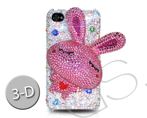 Rabbit 3D Bling Swarovski Crystal iPhone 16 Case iPhone 16