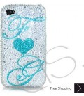 Eternal Love Personalized Bling Swarovski Crystal iPhone 15 Case iPhone 15 Pro and iPhone 15 Pro MAX Case 
