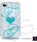 Eternal Love Personalized Bling Swarovski Crystal iPhone 16 Case iPhone 16 Pro and iPhone 16 Pro MAX Case 