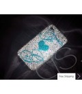 Eternal Love Personalized Swarovski Crystal Phone Case 