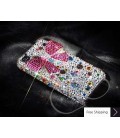 Brisk Bow 3D Swarovski Crystal Phone Case - Pink 