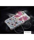 Brisk Bow 3D Swarovski Crystal Phone Case - Pink 