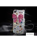 Brisk Bow 3D Swarovski Crystal Phone Case - Pink 