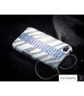 Cubical Stripe Swarovski Crystal Phone Case 