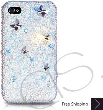 Mini Butterfly Swarovski Crystal Phone Case 