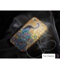 Peacock Swarovski Crystal Phone Case 